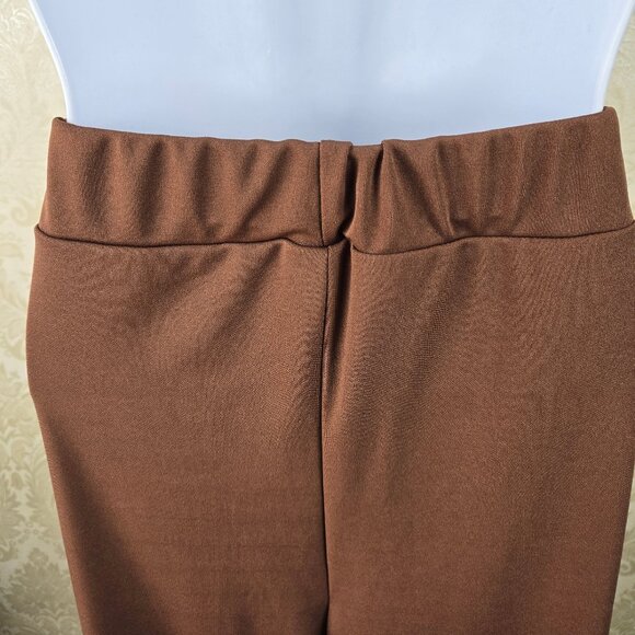 Zestora Size Small Brown 2 Piece Pant Set Bateau Neckline Elastic Pull On Pants - Picture 12 of 15